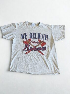 Vintage 1991 Atlanta Braves T-shirt Size XL